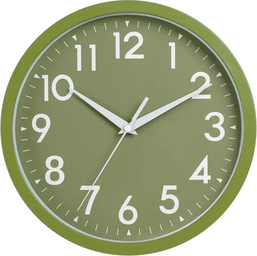 Miniatura 23 de DAXSMY Reloj de pared analógico pequeño de 8 pulgadas, silencioso, sin tictac, funciona con pilas, moderno, simple, decorativo, para cocina, H-blue