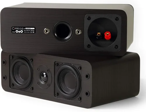 Miniatura 4 de Micca OoO - Altavoces pasivos delgados para estantería con woofers de 3 pulgadas y tweeter de seda, diseño delgado de menos de 10 cm de ancho