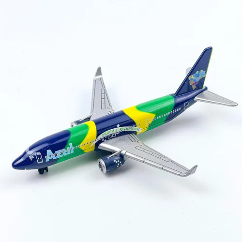 AVIAMUSE Modelo de avión, modelo de avión azul avión adecuado para colección y Navidad, regalos de cumpleaños