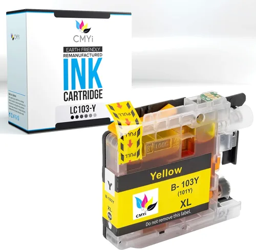 Miniatura 10 de LC103 - Cartucho de tinta de repuesto negro para Brother DCP-J132W, J152W, J172W, J4110DW, J552DW, J752DW, MFC-J245, J285DW, J4310DW, J4410DW