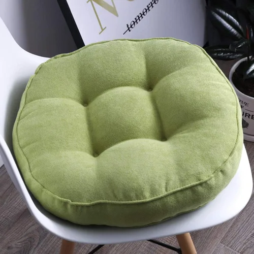 Miniatura 14 de Cojín redondo suave para silla, cojín acolchado antideslizante, cojines de asiento suaves y cómodos para sillas de cocina, comedor y oficina
