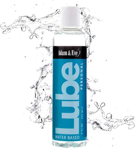 Adam and Eve - Lubricante a base de agua de alta calidad, lubricantes personales para privacidad y juguetes, grueso, no pegajoso, no mancha, fórmula