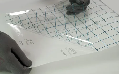 Miniatura 5 de VViViD Rollo de cinta de transferencia de vinilo transparente con rejilla de alineación azul, cinta de aplicación para letreros, manualidades