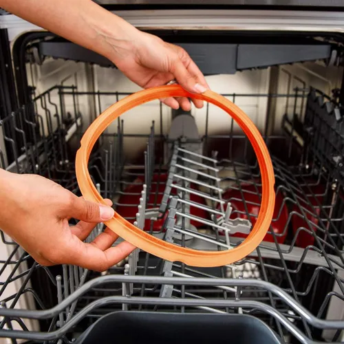 Miniatura 7 de STYDDI Paquete de 4 anillos de sellado de silicona de 6 cuartos para olla instantánea, junta de sello de repuesto para olla instantánea modelo de 6