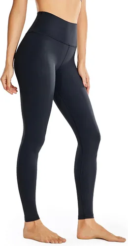 CRZ YOGA Women's Naked Feeling Yoga Pants 28 Inches - High Waisted Workout Leggings Full Length Tights Buttery Soft
