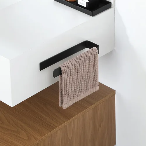 Miniatura 11 de Alise Toallero de mano autoadhesivo para toallas de baño, toallero de acero inoxidable SUS304, toallero para armario de cocina, lavabo lateral