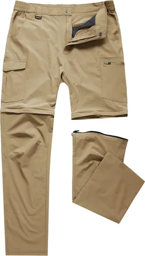 Miniatura 56 de Pantalones de senderismo para hombre, convertibles, con cremallera, ligeros, impermeables, de secado rápido, pesca al aire libre, viajes, safari