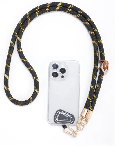 Miniatura 21 de Cordón para teléfono celular ×1, Pestaña de sujeción ×2, Correa de teléfono ajustable universal, Cruzada, Cordón para el cuello, Correa de cuerda