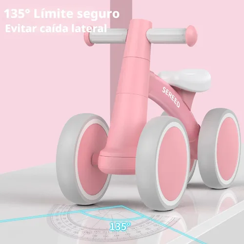 Miniatura 7 de SEREED - Bicicleta de equilibrio para bebés de 1 año, niños y niñas de 12 a 24 meses, primera bicicleta para niños de 4 ruedas, regalos de primer