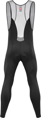 Miniatura 2 de qualidyne Pantalones con pechera de ciclismo para hombre, con acolchado 3D, térmicos, para clima frío, mallas largas para ciclismo