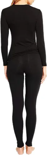 Miniatura 2 de Emprella Ropa interior térmica para mujer, conjunto de ropa de capa base ultra suave para mujer