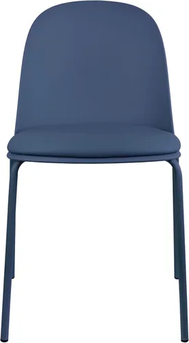Miniatura 15 de 2xhome Silla de comedor moderna apilable sin brazos Asiento de plástico con patas de metal Uso en interiores o exteriores Patio de cocina