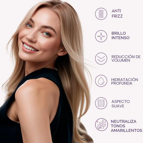 Miniatura 3 de I Belli Capelli Tratamiento Ravenna B-tox para cabello rubio, 35.2 oz (1kg) - Sin formaldehído, acción anti-encrespamiento, suavizante, hidratación