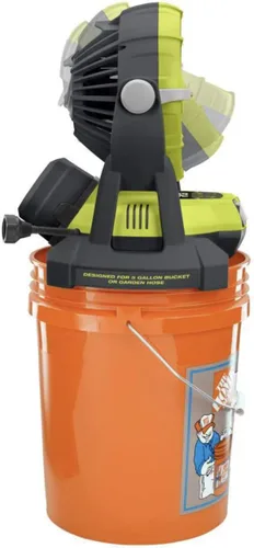 Miniatura 2 de RYOBI Ventilador de nebulización superior de cubo de 2 velocidades ONE de 18 voltios (solo herramienta)