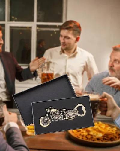 Miniatura 4 de Abridor de botellas de motocicleta BOYIDEW vintage abrebotellas de cerveza único motocicleta regalos de cerveza para regalos de cumpleaños hombres
