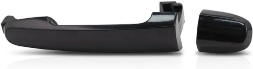 Miniatura 2 de KarParts360 Manija de puerta para Toyota RAV4 2001-2012 lado conductor o pasajero liso negro exterior Trasero Recorte: todos los submodelos