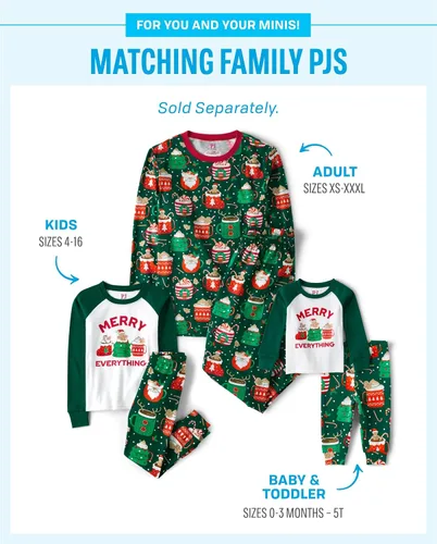 Miniatura 3 de The Children's Place - Pijama de algodón de 2 piezas para niños, corte ceñido, para Halloween