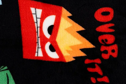 Miniatura 7 de Jay Franco Disney Pixar Inside Out Anger Nogginz - Juego de ropa de cama de viaje de 40 x 50 pulgadas, manta y almohada de viaje ligera para niños