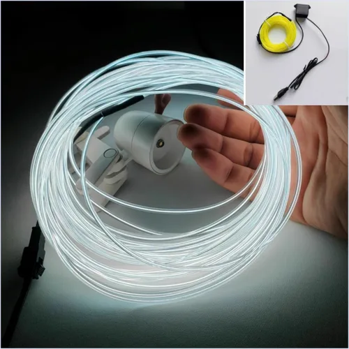 Miniatura 12 de Tira de luces LED de 360° – con opciones de alimentación de batería/USB – Luces LED flexibles para dormitorio, decoración del hogar, diseños