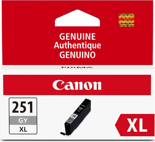 Canon CLI-251XL tanque de tinta gris, compatible con MG7520, MG7120, iP8720 y iX6820