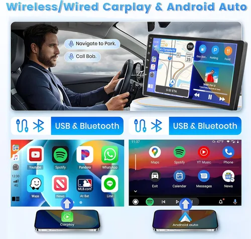 Miniatura 3 de [DSP y EQ] 2G+64G Carplay Radio para VW Volkswagen Beetle 2004-2010, pantalla táctil de 9 pulgadas para VW Beetle Car Stereo Wireless