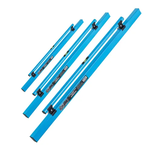 Miniatura 7 de OX TOOLS Serie Pro Nivel de concreto de 48 pulgadas con vial nivelador Aleación estructural resistente Mango ergonómico Ligero y reversible