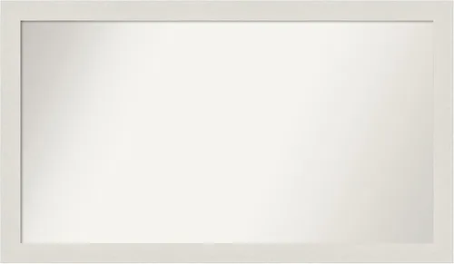 Miniatura 302 de Amanti Art Espejo de baño blanco para sobre el fregadero, 24 x 24 pulgadas, hecho a medida, espejo de tocador cuadrado blanco estrecho, marco