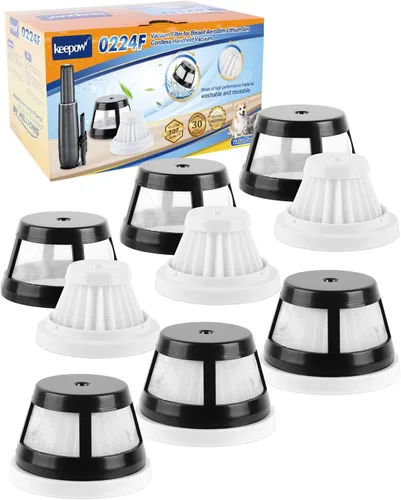 KEEPOW Filtro de vacío de repuesto compatible con BISSELL AeroSlim aspiradora de mano inalámbrica 29869, 29861, 29867, 29868, 2986, pieza # 1624405,