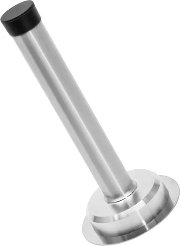 Miniatura 6 de 1 tope de puerta de 5 pulgadas, tapón de puerta largo autoadhesivo de acero inoxidable, amortiguador de sonido, tope de puerta de tornillo