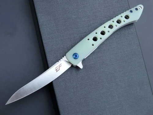 Miniatura 3 de Eafengrow EF943 EDC Cuchillo plegable D2 hoja de acero G10 Mango Flipper Cuchillos con clip de bolsillo para camping, senderismo, supervivencia al
