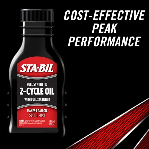 Miniatura 5 de STA-BIL Aceite Totalmente Sintético de 2 Ciclos - Con Estabilizador de Combustible Para Hasta 12 Meses de Protección - 1 Galón Multi-Mezcla