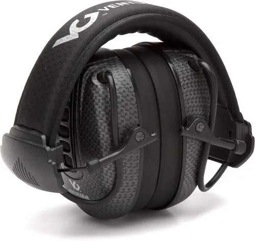 Miniatura 5 de Venture Gear Clandestine - Orejeras electrónicas de protección auditiva NRR 24dB, patrón de grafito negro
