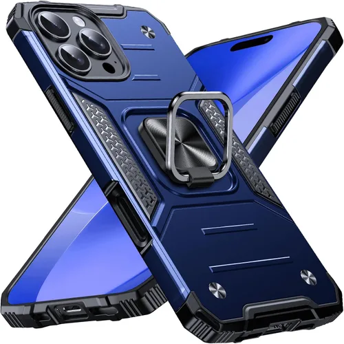 Miniatura 61 de Anqrp Funda resistente para iPhone 6/7/8/SE/SE2 con soporte de anillo mejorado y agarre, grado militar, a prueba de golpes, resistente y robusta