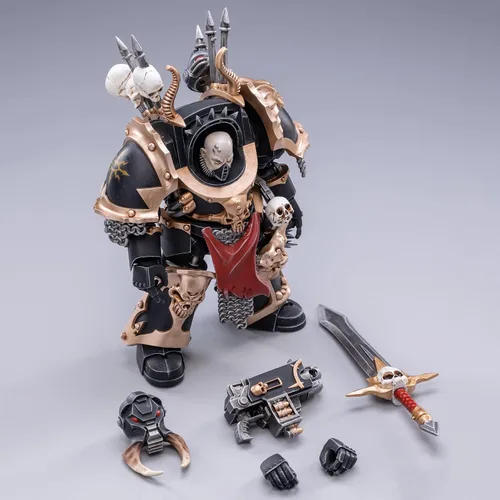 Miniatura 5 de Pipigirl JoyToy × Warhammer Genuine License 1/18 Figuras de acción de soldado, kits de modelos de guerrero extremo militar militar de 4 pulgadas