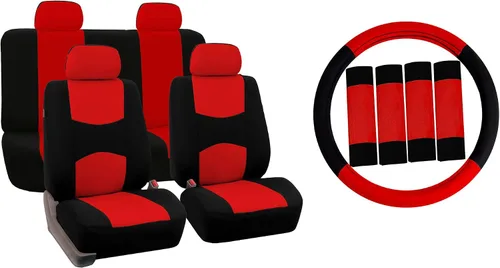Miniatura 14 de Fundas para asiento FH GROUP FH-FB050102 planas, para la mayoría de los autos, camiones, furgonetas o camionetas, Beige-FH2033