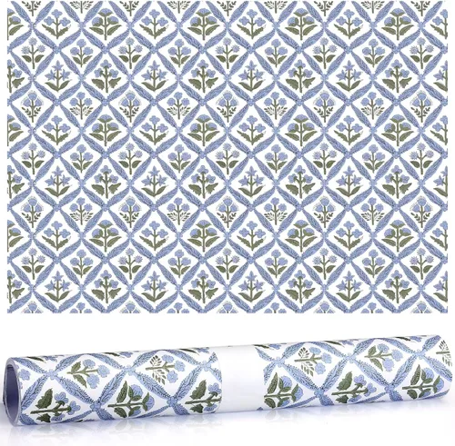 Miniatura 27 de Gersoniel 10 hojas de forros de cajones para aparadores, revestimientos de cajones perfumados, papel perfumado no adhesivo para estantes fragantes