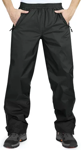 33,000ft Pantalones de lluvia para hombre, pantalones impermeables para lluvia, pantalones al aire libre resistentes al viento, para senderismo,