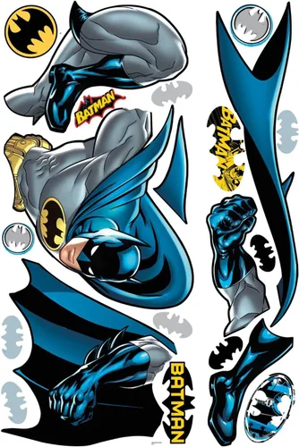 Miniatura 3 de RoomMates RMK1864GM Batman - Calcomanía para pared, color azul