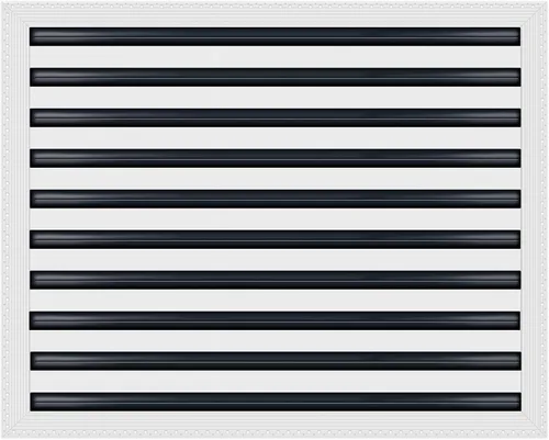 Miniatura 15 de BUILDMART - Cubierta de ventilación de CA moderna de 20x20 - Ventilación decorativa de aluminio negro - Difusor de ranura lineal estándar - Rejilla
