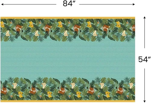 Miniatura 2 de Disney Lion King - Mantel rectangular de plástico para mesa, 54 x 84 pulgadas, 1 unidad