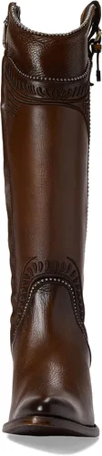 Miniatura 2 de Cuadra Botas altas de mujer en piel bovina con cremallera marrón