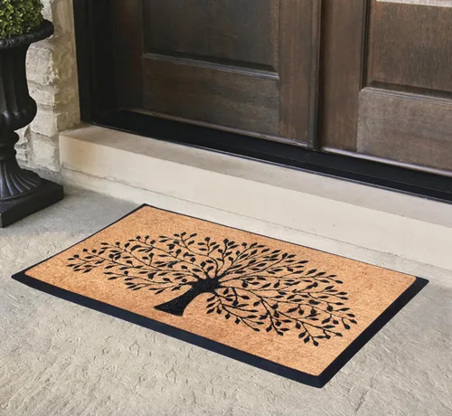 Miniatura 45 de A1HC Tapete para Puerta de Fibra de Coco Natural y Caucho, 30"x48" – Grueso, Duradero, Resistente, Anti-Desprendimiento, Resistente a