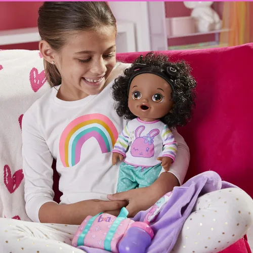 Miniatura 5 de Baby Alive Muñeca Bebé Pijamada de Conejito, Muñecas de 12 Pulgadas con Temática de Hora de Dormir, Saco de Dormir y Accesorios de Muñeca