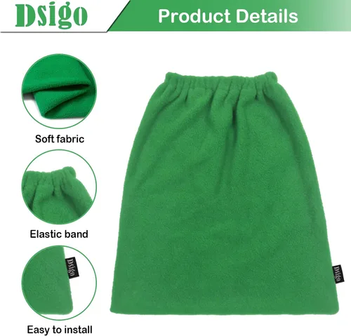 Miniatura 2 de Dsigo Bolsa de Retención de Filtro de Aspiradora de Tienda Cubierta Reutilizable Verde Para Paradas de Polvo de Aspiradora Húmeda/Seca de 4 a 16
