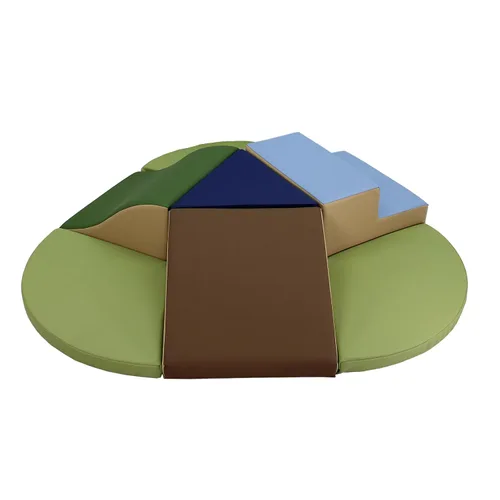 Miniatura 8 de FDP SoftScape Playtime Junction 360 Climber Plus - Almohadillas laterales, estructura de juego activo para interiores para niños pequeños y niños