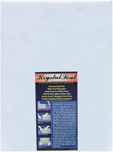 Creative Mark Krystal Seal ATC - Bolsas para arte y fotos, 6 x 8 pulgadas, paquete de 250 bolsas de sellado de polietileno para archivar pinturas,