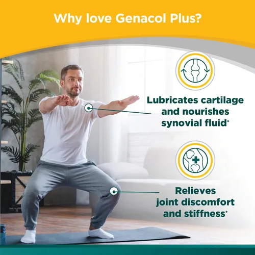 Miniatura 5 de Genacol Plus – Suplemento de Glucosamina y Colágeno para Articulaciones, Lubrica, Protege y Mantiene las Articulaciones Saludables, Alivia el Dolor