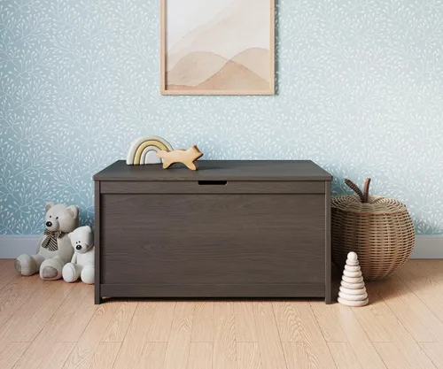 Miniatura 8 de Child Craft Scout - Juego de muebles convertibles 4 en 1 para cuna de bebé, cómoda con cambiador, silla deslizante y caja de juguetes para bebés