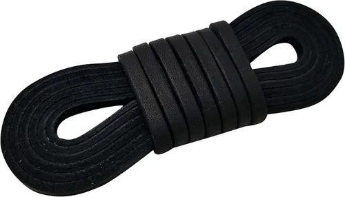 Miniatura 8 de TOFL Correas de cuero para manualidades y cordones de béisbol 2 piezas de 72 pulgadas de largo x 1/4 pulgadas de ancho x 1/8 pulgadas de grosor