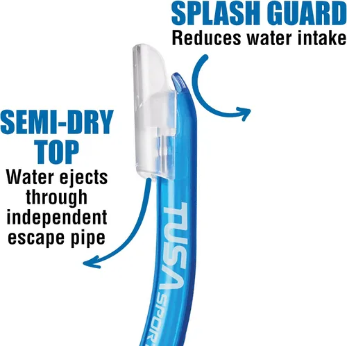 Miniatura 6 de TUSA Sport Mini-Kleio Junior Máscara y Snorkel Combo (con bolsa reutilizable)